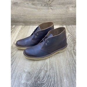 Clarks Women’s Desert Boot Beeswax 8M Jaune Miel With Tags